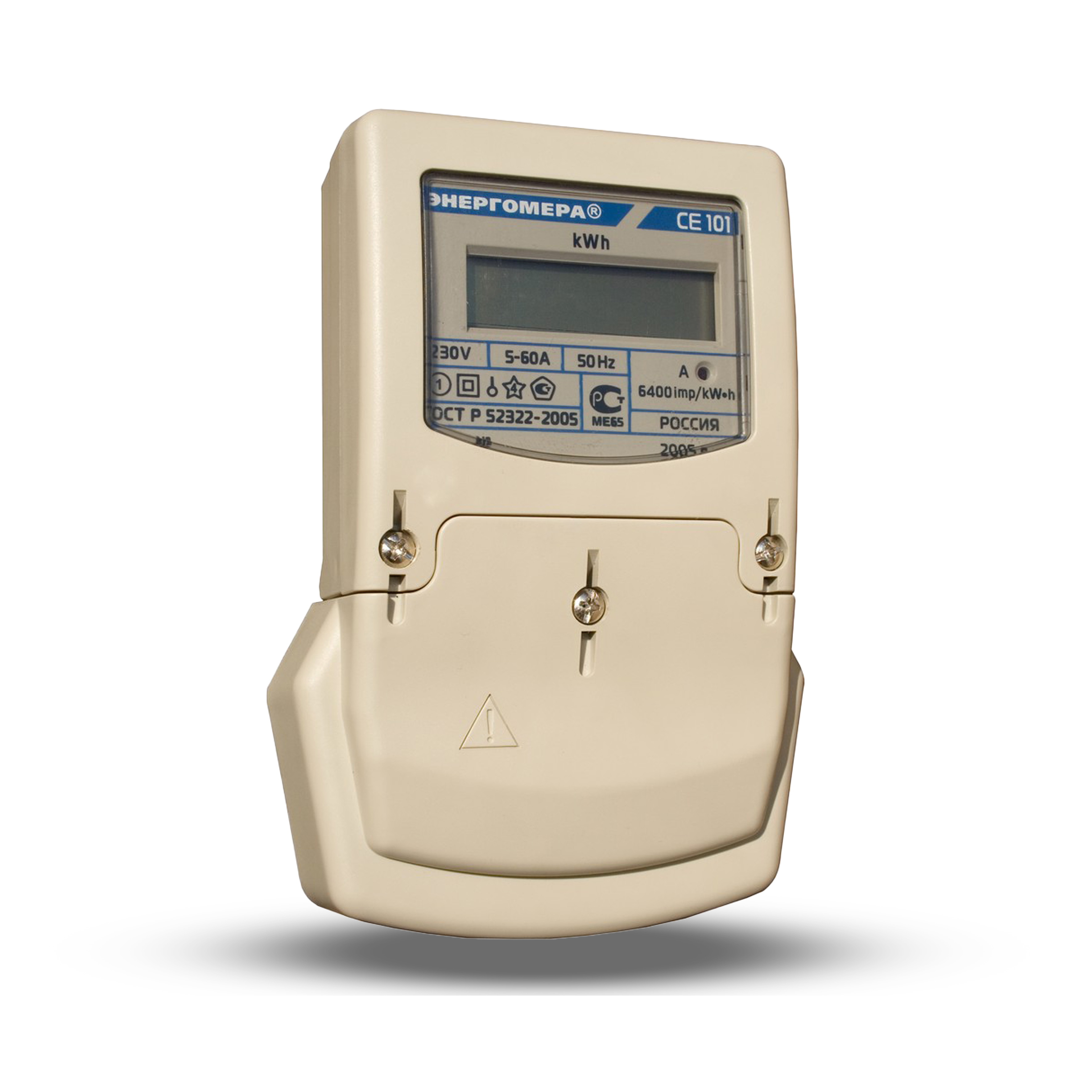 Энергомера SE 101 S6 145 (1-fazali, 220V, 5–60A) elektr hisoblagichi