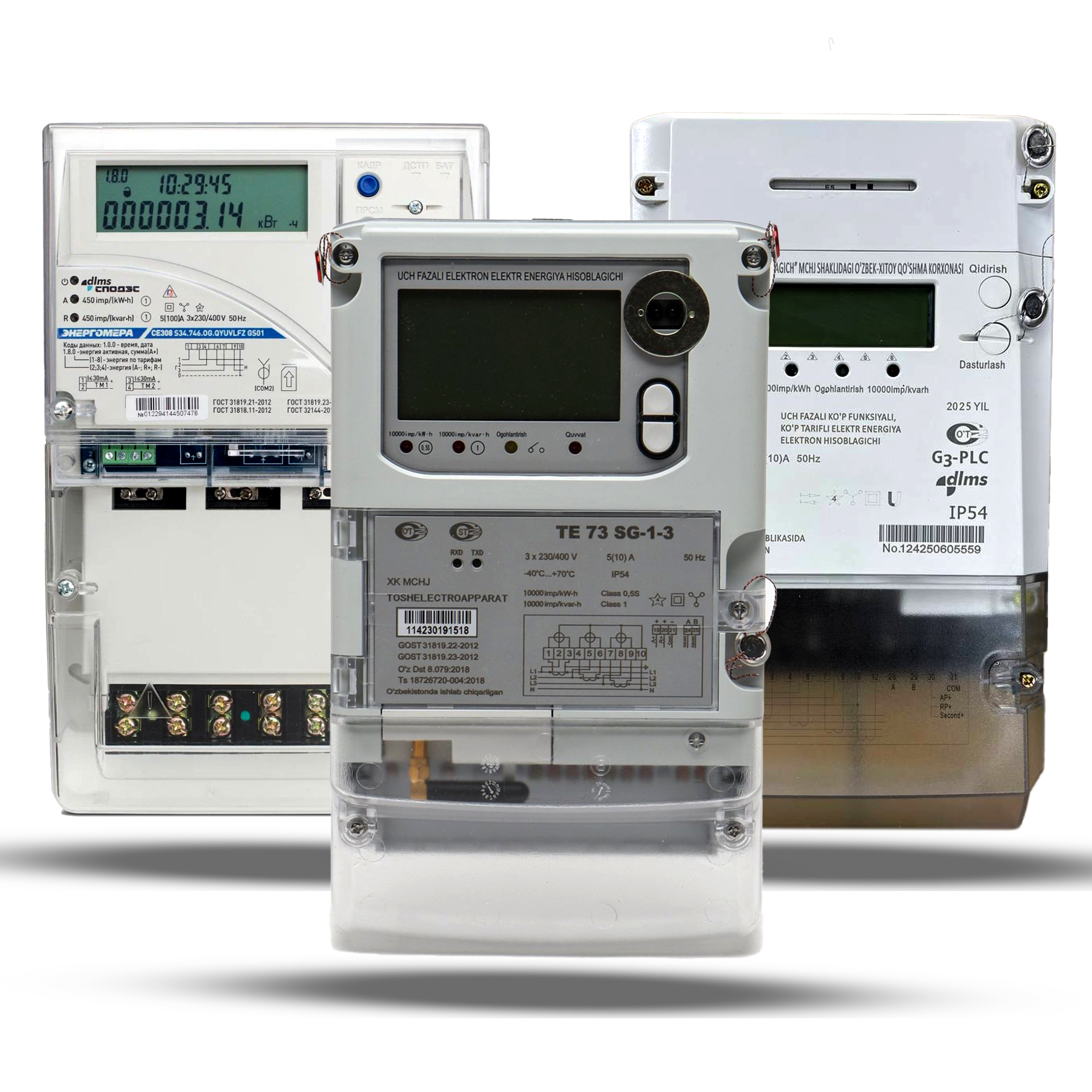 Uch fazali elektr hisoblagichlar