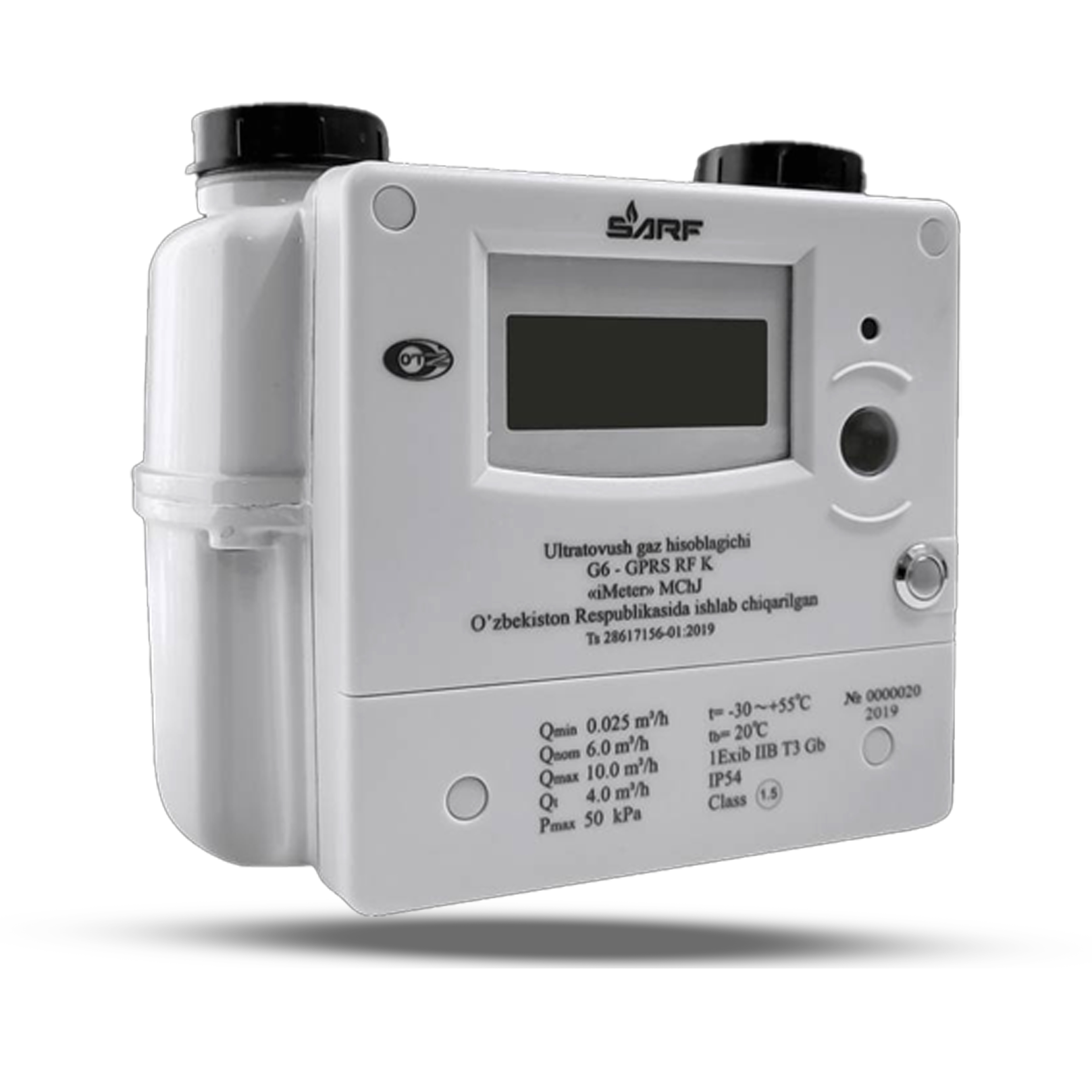 Ultratovushli gaz hisoblagich SARF GPRS G6