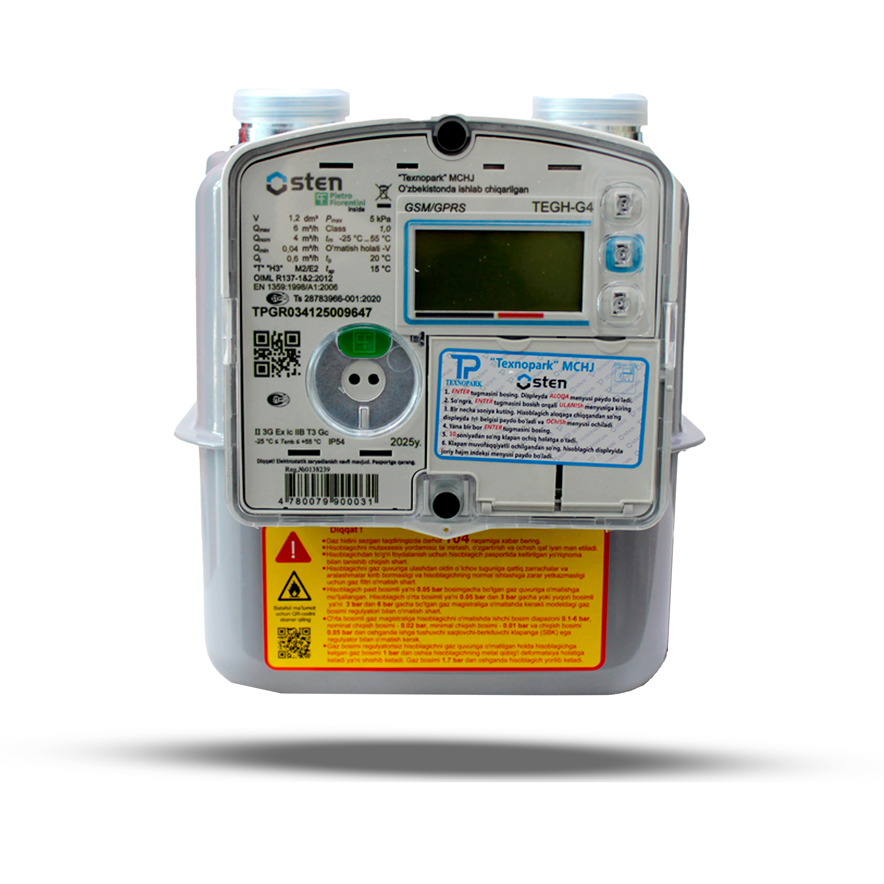 OSTEN G-4 gaz hisoblagichi