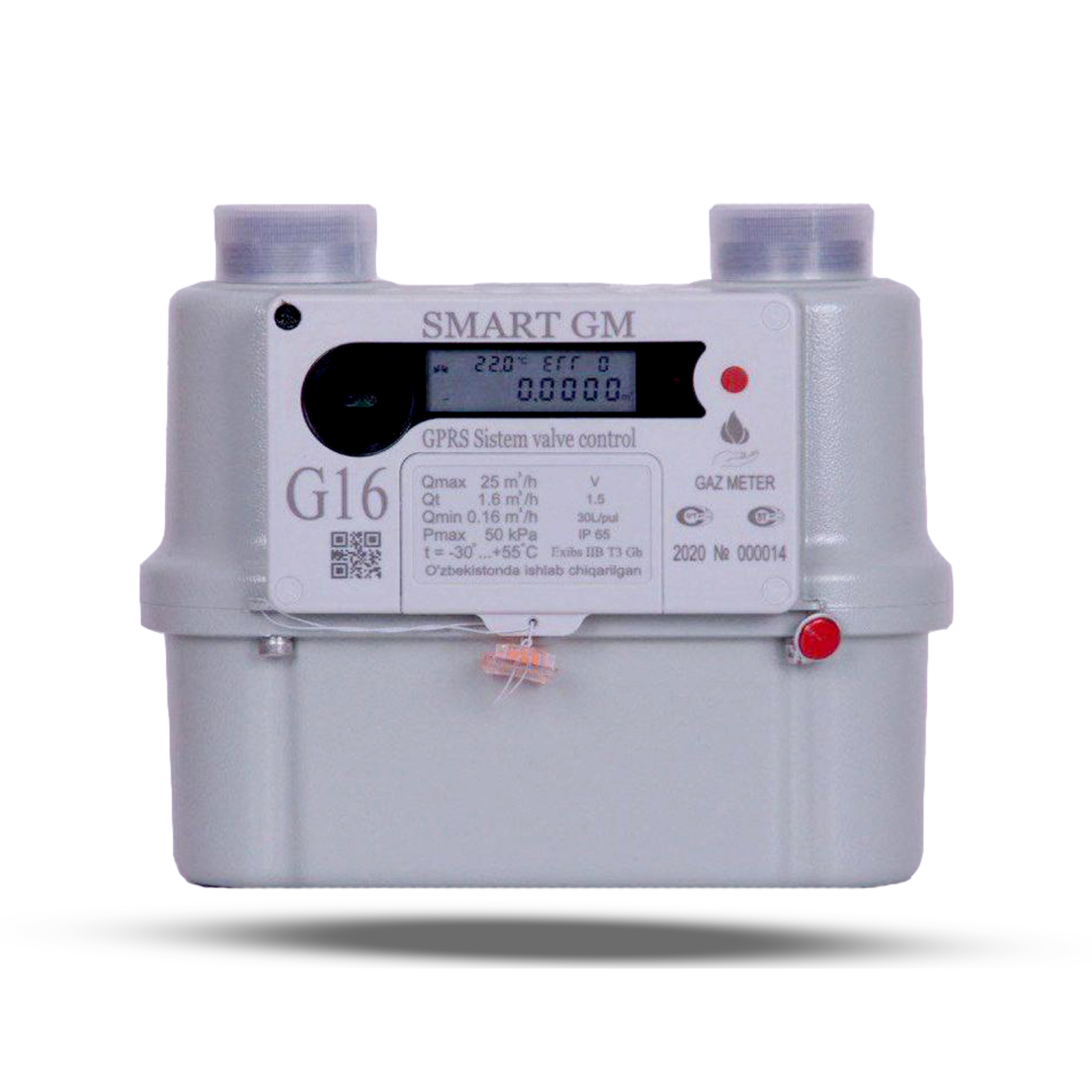 SMART G16 ultratovushli gaz hisoblagichi