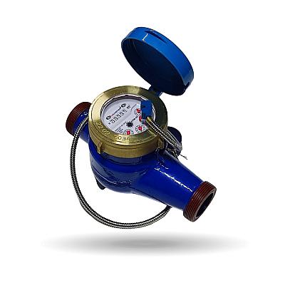 Ko'p reaktivli simsiz suv hisoblagichi UZMETER AMR GPRS modemsiz (puls) R125, IP68, T90 DN 40